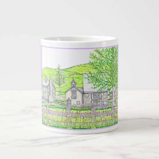Spring Stone Barn Lavender Jumbo Tasse (Vorderseite)