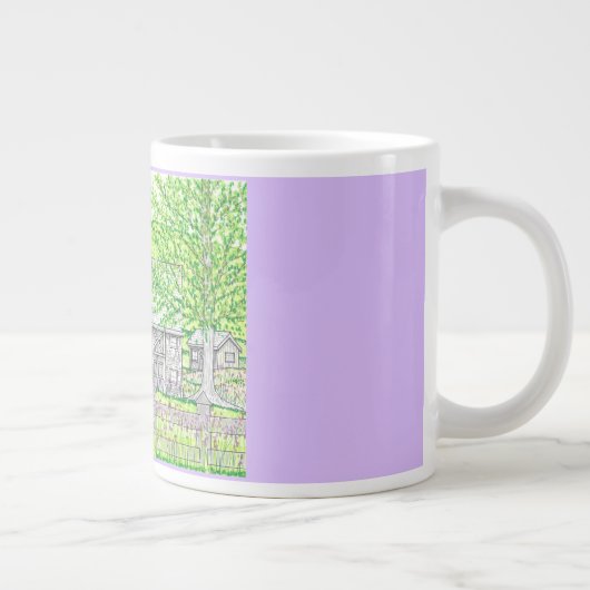 Spring Stone Barn Lavender Jumbo Tasse (Rechts)