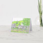 Spring Stone Barn Lavender Notecard Karte (Vorderseite)