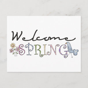 Spring Stuff ・ Welcome Spring Postkarte
