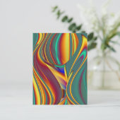 Spring Summer Autumn Flowers Magic Postkarte (Stehend Vorderseite)