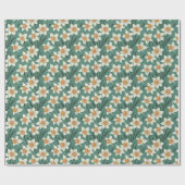 Spring Summer Daisies Floral Geschenkpapier (Flach)