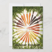 Spring Summer Party Carrot Rainbow Colorful Einladung (Vorderseite)