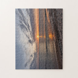 Spring Sunset am Lake Michigan - 252 Stück Puzzle