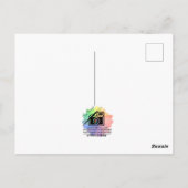 Spring Sunset Friedlich Postkarte (Rückseite)