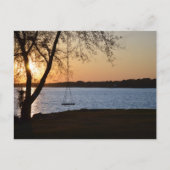 Spring Sunset Friedlich Postkarte (Vorderseite)