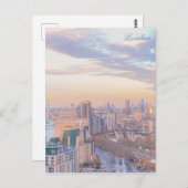 Spring Sunset, London Postkarte (Vorne/Hinten)