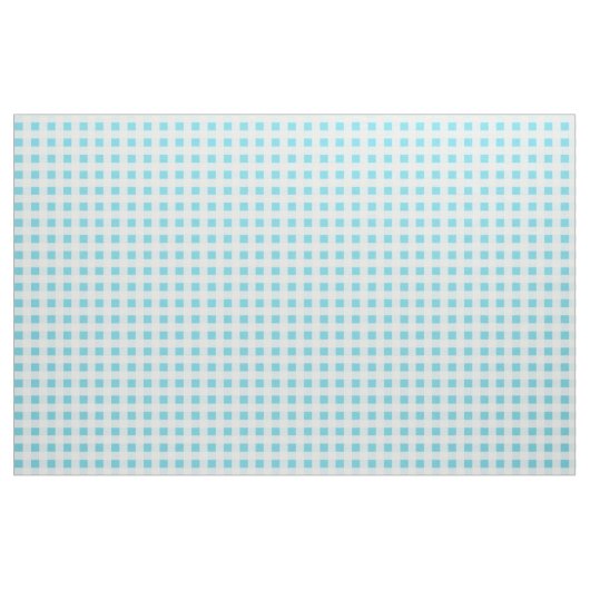 Spring Sunshine Blue White Karo Gingham Pattern Stoff (Fat Quarter (45,7 x 55,9 cm))