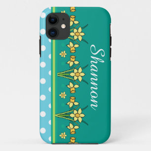 Spring Sunshine Daffodil Border iPhone 5/5s Fall Case-Mate iPhone Hülle