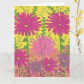 Spring Sunshine Floral Karte (Gelbe Blume)