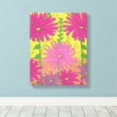 Spring Sunshine Floral Leinwanddruck (Insitu (Holzboden))