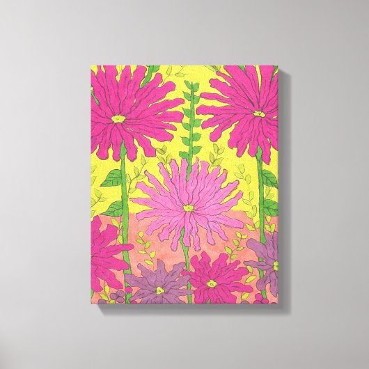 Spring Sunshine Floral Leinwanddruck (Vorderseite)