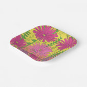 Spring Sunshine Floral Pappteller (Gewinkelt)