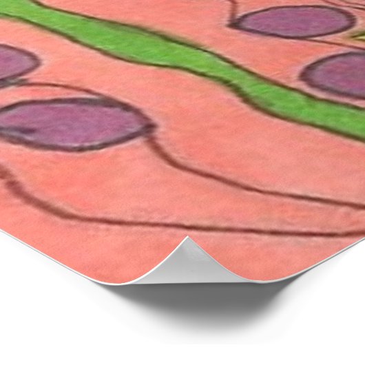 Spring Sunshine Floral Poster (Ecke)