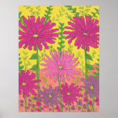 Spring Sunshine Floral Poster (Vorne)