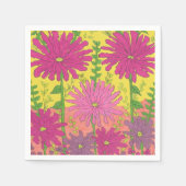 Spring Sunshine Floral Serviette (Vorderseite)