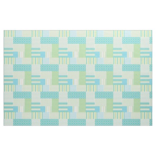 Spring Sunshine Imitate Patchwork Muster Fabric Stoff (Fat Quarter (45,7 x 55,9 cm))