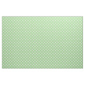 Spring Sunshine White auf Green Polka Dots Fabric Stoff (Yard (91,4 cm))