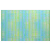Spring Sunshine Zickzack Muster Blau Grün Gelb Stoff (Yard (91,4 cm))