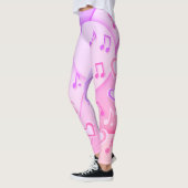 "Spring Symphony" Liebe für Musik Schöne Farben Leggings (Links)