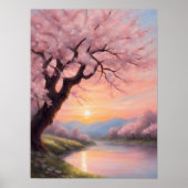 Spring Symphony Trendy Modern Painting Poster (Vorne)