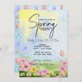 Spring Tailgate Friendsgiving Grill & Chill Party Einladung (Vorne/Hinten)