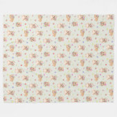 Spring teddy bear fleecedecke (Vorderseite (Horizontal))