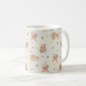 Spring teddy bear kaffeetasse (VorderseiteRechts)