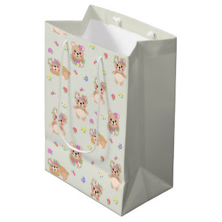 Spring teddy bear mittlere geschenktüte