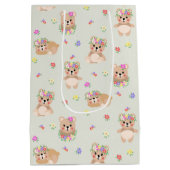 Spring teddy bear mittlere geschenktüte (Rückseite)