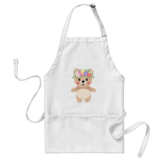 Spring teddy bear schürze (Vorne)