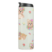 Spring teddy bear thermosbecher (Nach rechts gedreht)