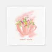 Spring Tee Party Serviette (Vorderseite)