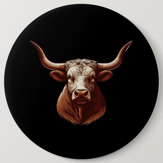 Spring Texas longhorn Button (Vorderseite)