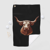 Spring Texas longhorn Golfhandtuch (Insitu)