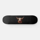 Spring Texas longhorn Skateboard (Horizontal)
