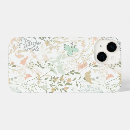 Spring Time Floral Pattern 01 - iPhone Case iPhone Hülle (Rückseite (Horizontal))