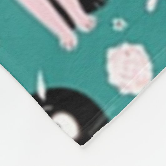 Spring Time Kitty Fleecedecke (Ecke)