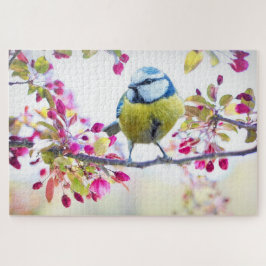 Spring Tit Bird Spring Blue Nature Branch Puzzle