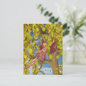 Spring Tree Blossom Fairy Postkarte (Stehend Vorderseite)