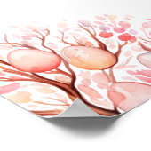 Spring Tree Easter Egg Hunt Poster (Ecke)