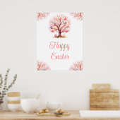 Spring Tree Easter Egg Hunt Poster (Küche)