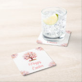 Spring Tree Easter Egg Hunt Rechteckiger Pappuntersetzer (Vor Ort)