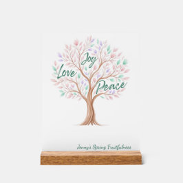Spring Tree with Scripture – Personalized Easter Acrylschild