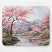 Spring Trees River Landscape Mousepad (Vorne)
