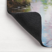 Spring Trees River Mousepad (Ecke)
