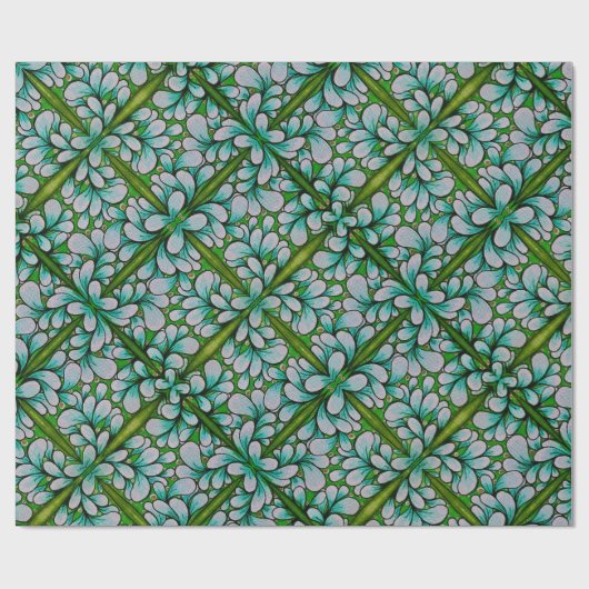 Spring Trellis Geschenkpapier (Flach)