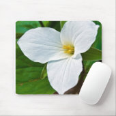 Spring Trillium Mousepad (Mit Mouse)