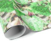 Spring Trillium Wildblume Geschenkpapier (Rolleneckpunkt)