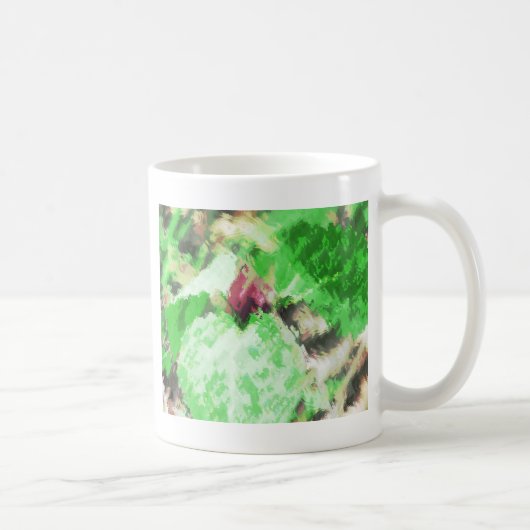 Spring Trillium Wildblume Kaffeetasse (Rechts)